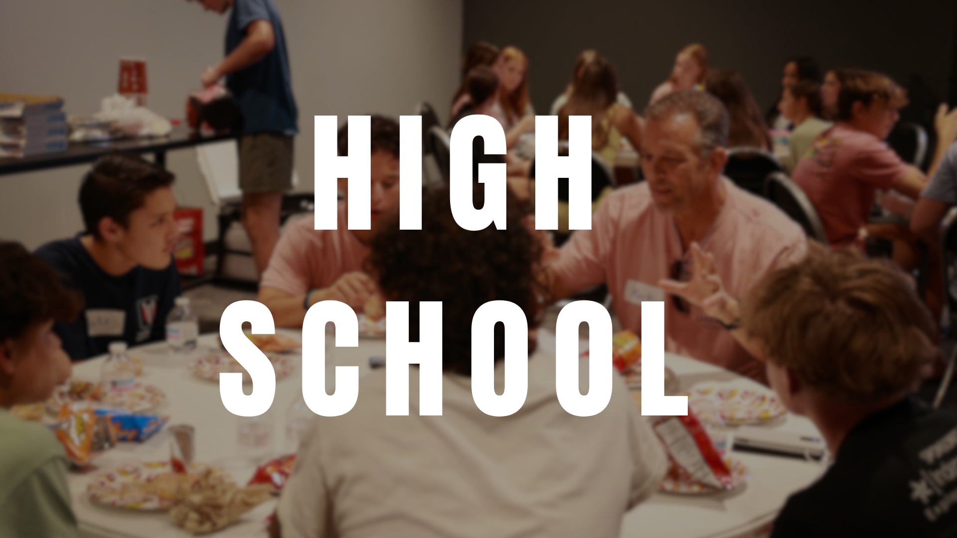 High School Ministry students